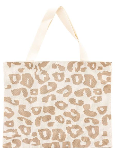 Shopper "Animal" - Creme Beige
