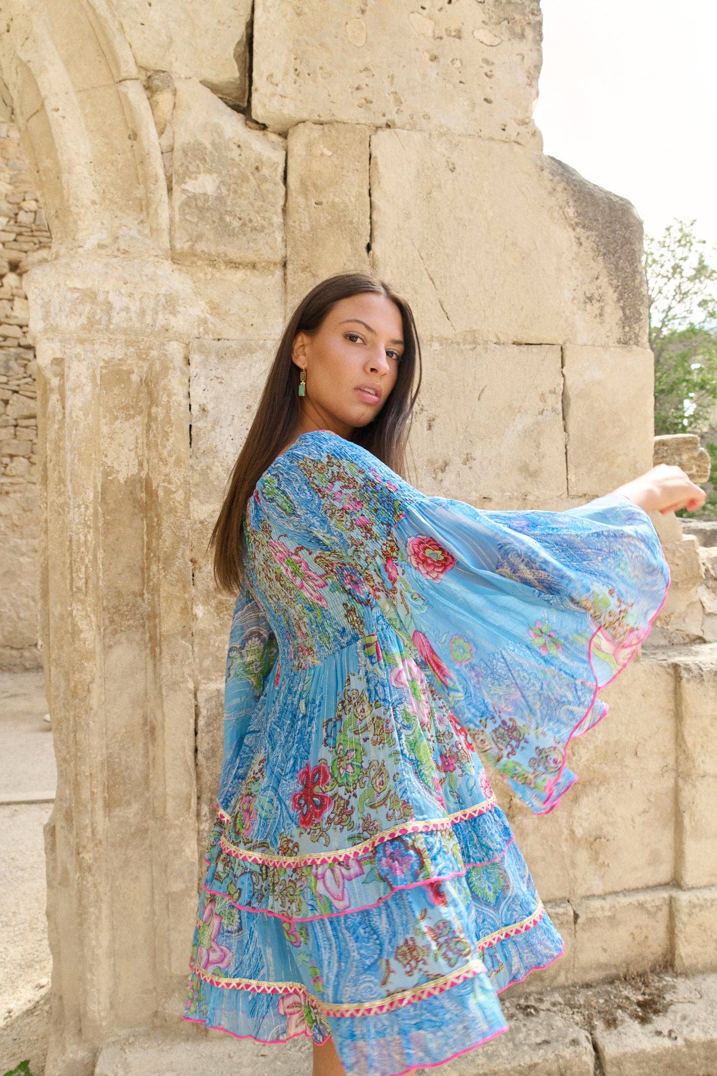 Blaues Sommerkleid "Capri"