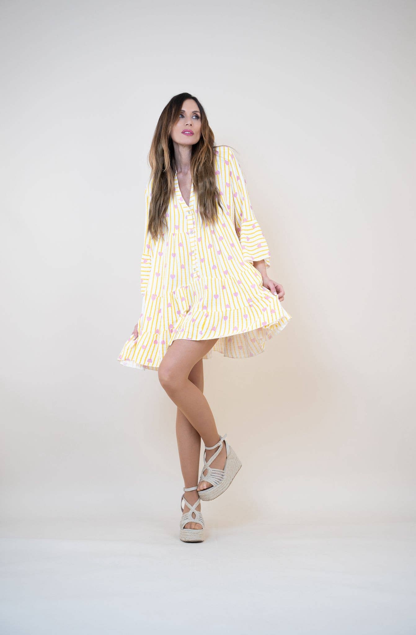Sommerkleid "Leni" - 100% Baumwolle