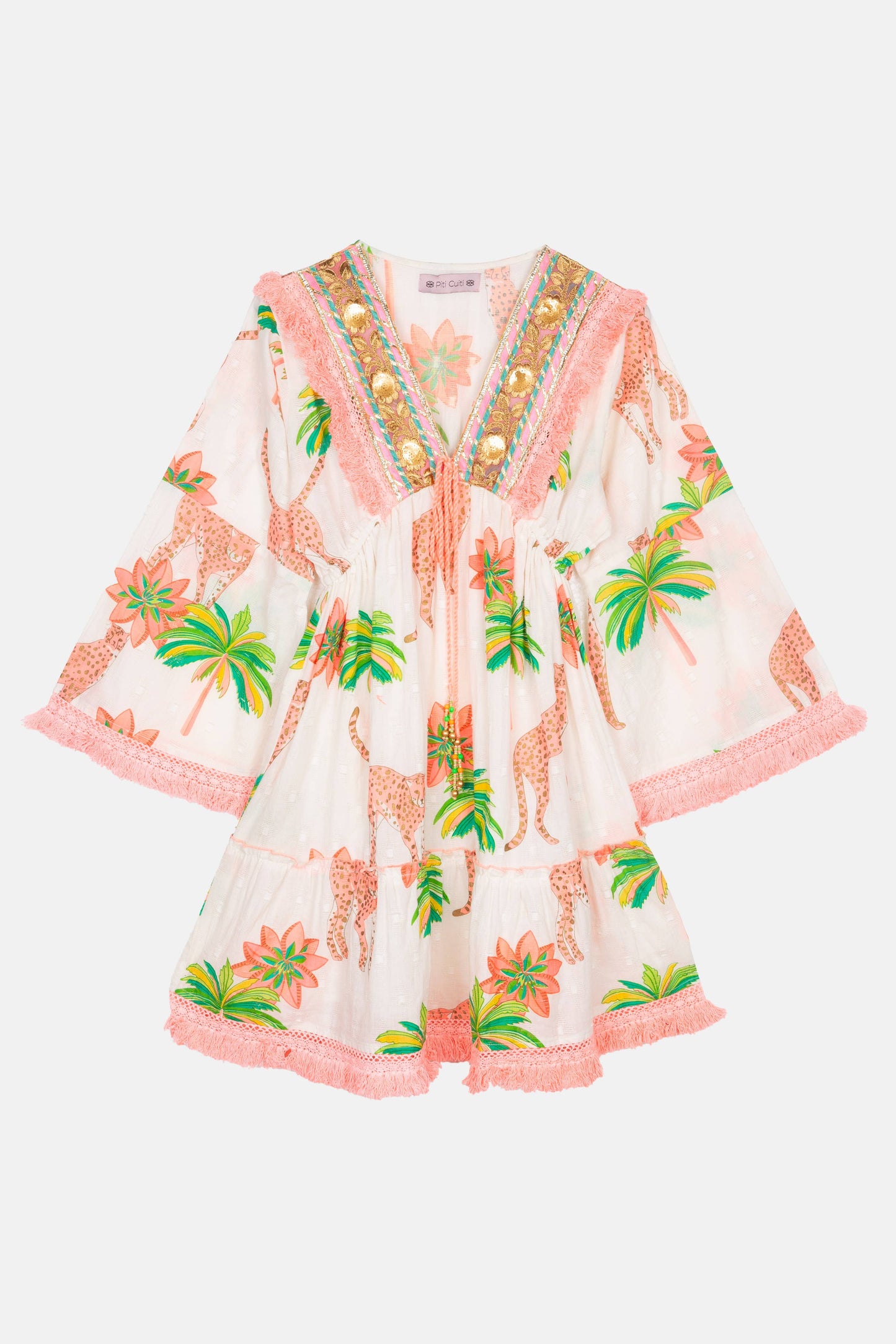 Kleid "Namibia" - Leo meets Palm trees