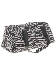 Zwillingsherz Weekender Tasche - Zebramuster Schwarz-Weiß - 30x50cm | Steffis Fashionlieblinge