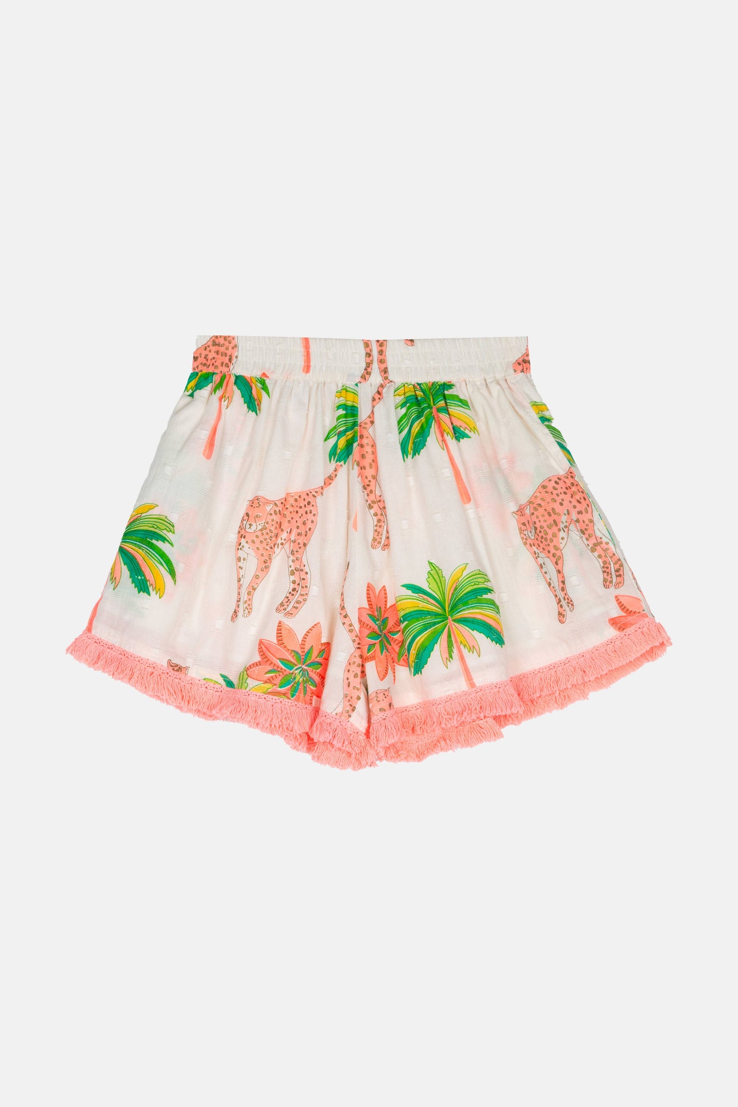 Set "Namibia": Bluse & Short - Leo meets Palm trees