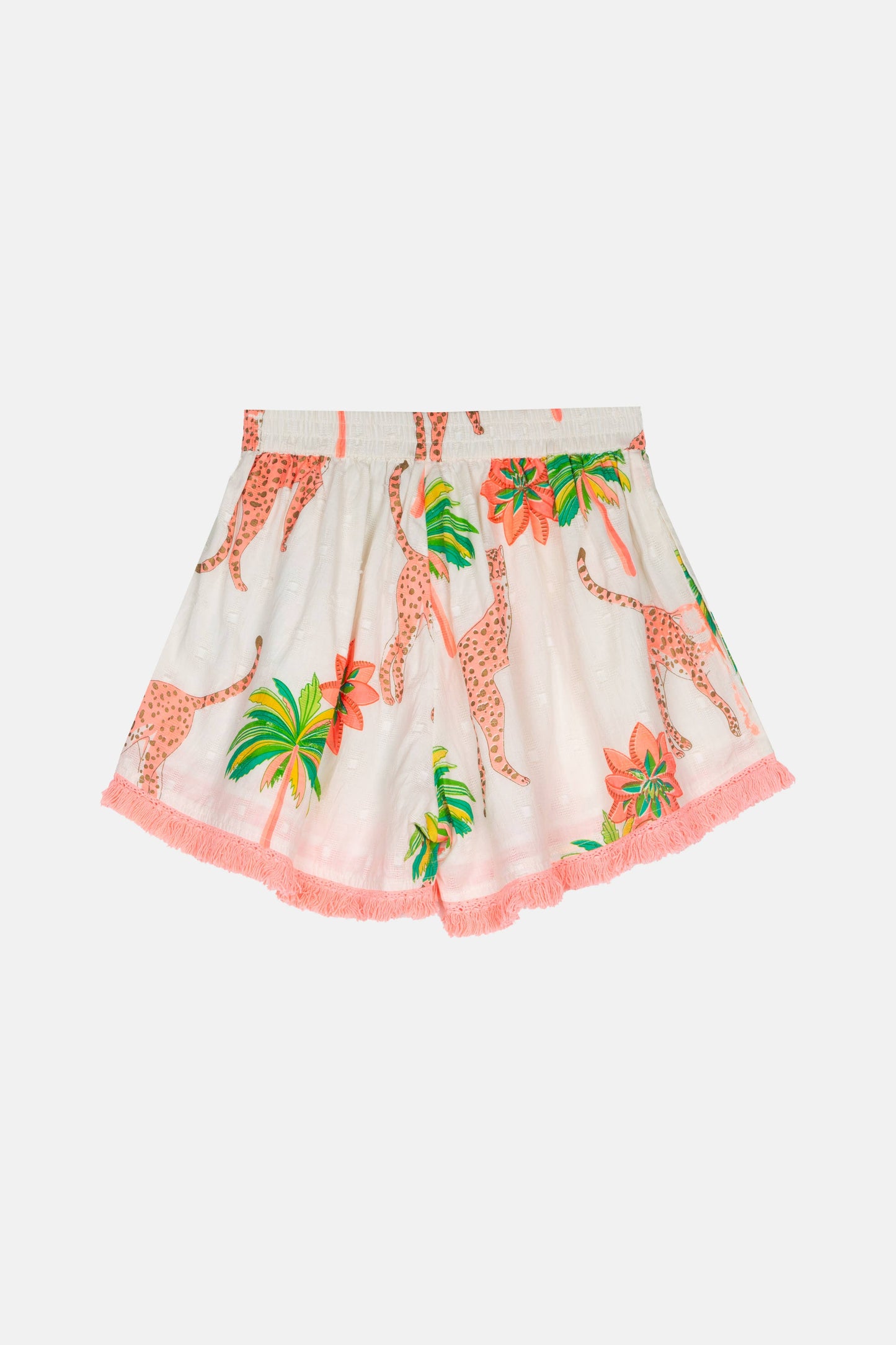 Set "Namibia": Bluse & Short - Leo meets Palm trees