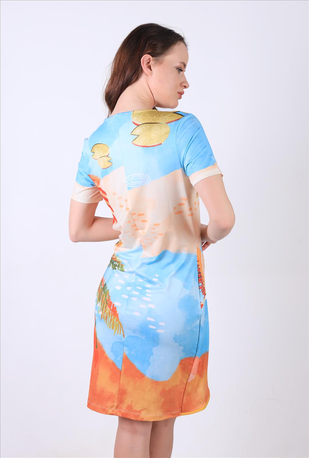 Kleid in Wickeloptik "Tahiti" - Missy Tekstil