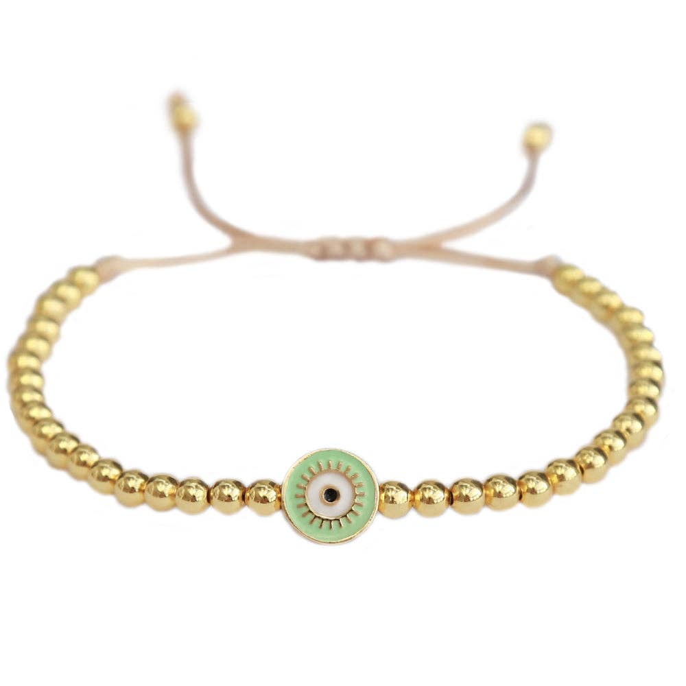 Armreif Evil Eye Gold Mint