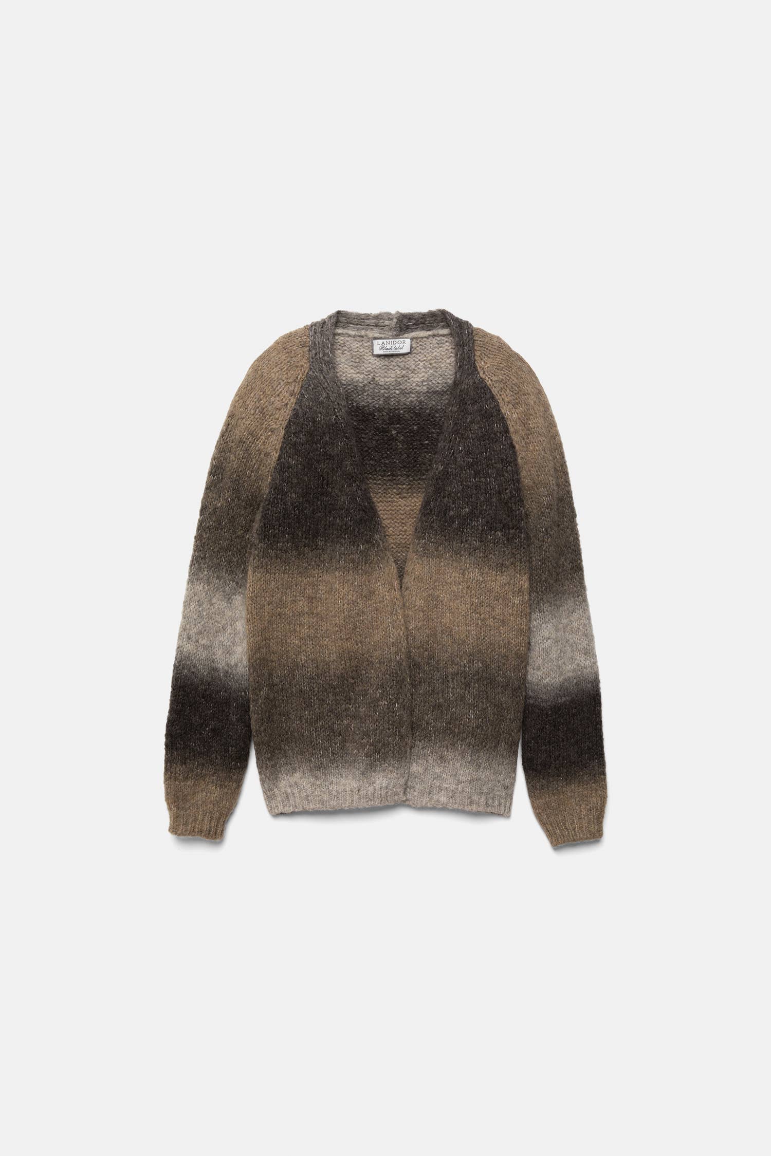 Lanidor - Strickjacke mit Ombre-Farbverlauf - Offener Schnitt - Mehrfarbig