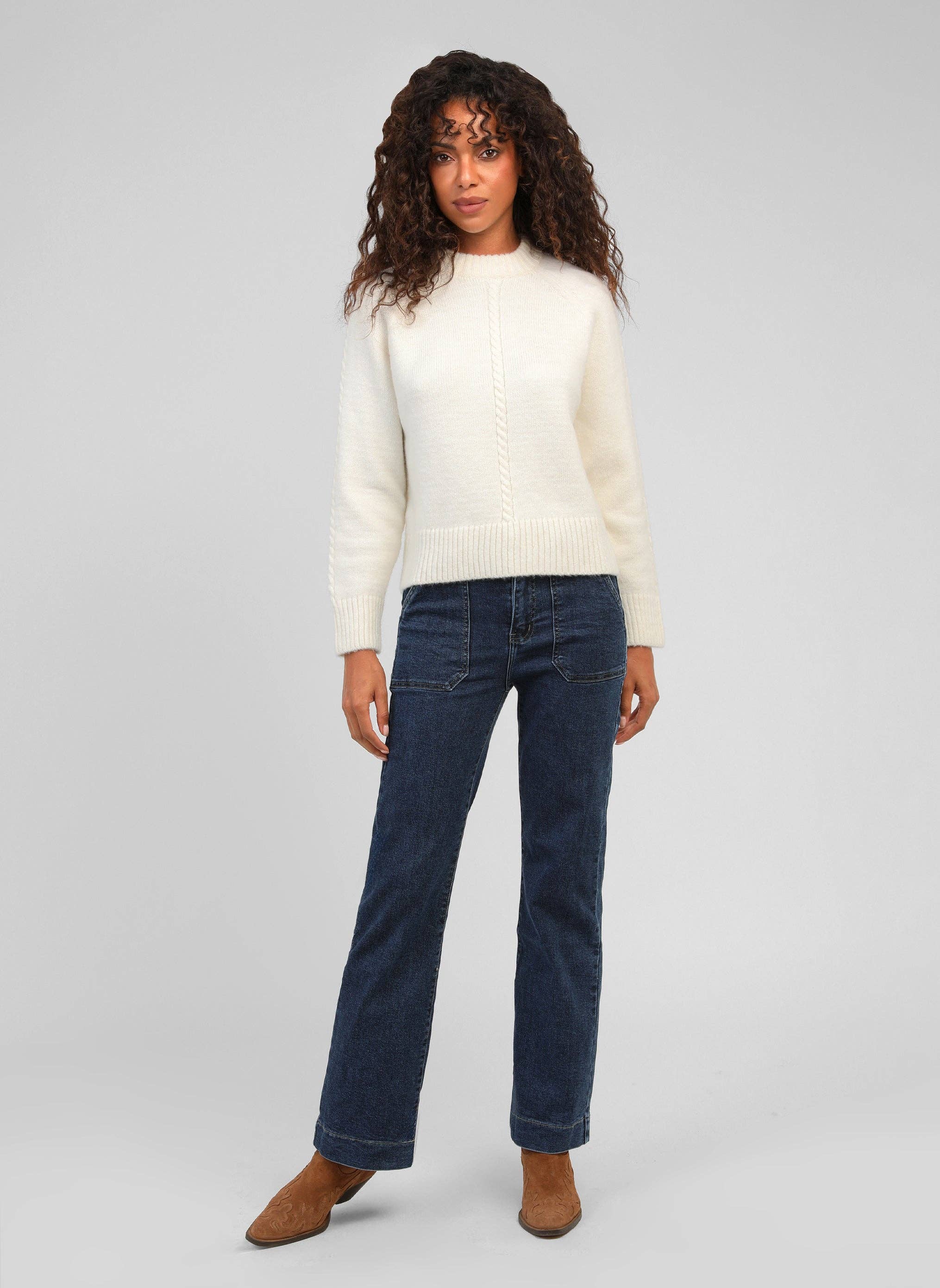 PULLOVER LETRESSY ecru: M/L