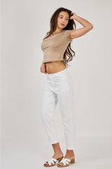 Ana & Lucy MOM FIT-Jeans Julia High Waist - Weiß