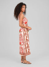 An’ge Paris Kleid OLUCIA Tilana Rot Viskose Maxikleid