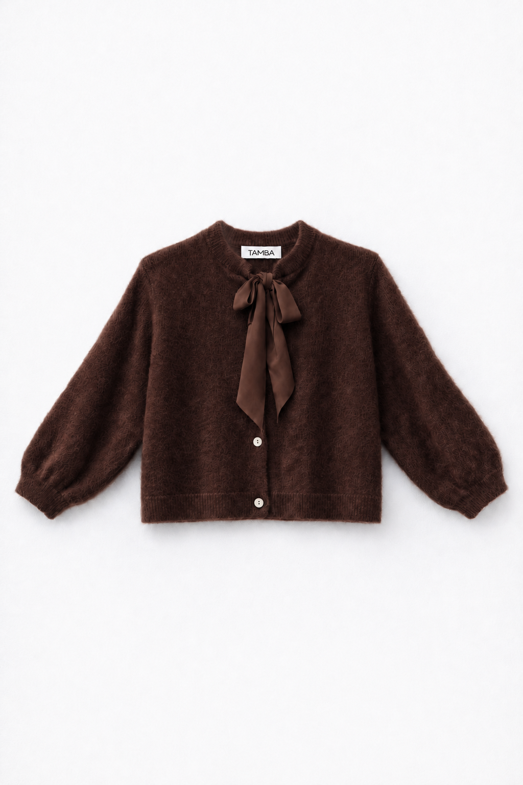 Flauschige Strickjacke mit Schluppen-Kragen: Anthrazit