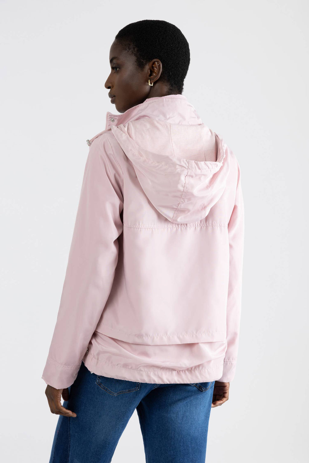 Lanidor Damen-Parka Rosa - Leichte Übergangsjacke mit Kapuze & Taschen
