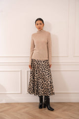 Choklate Paris Rollkragen-Pullover in Beige - Wollmix mit Kaschmir