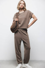 Lanidor - Fleecehose mit Reißverschlusstaschen - Taupe