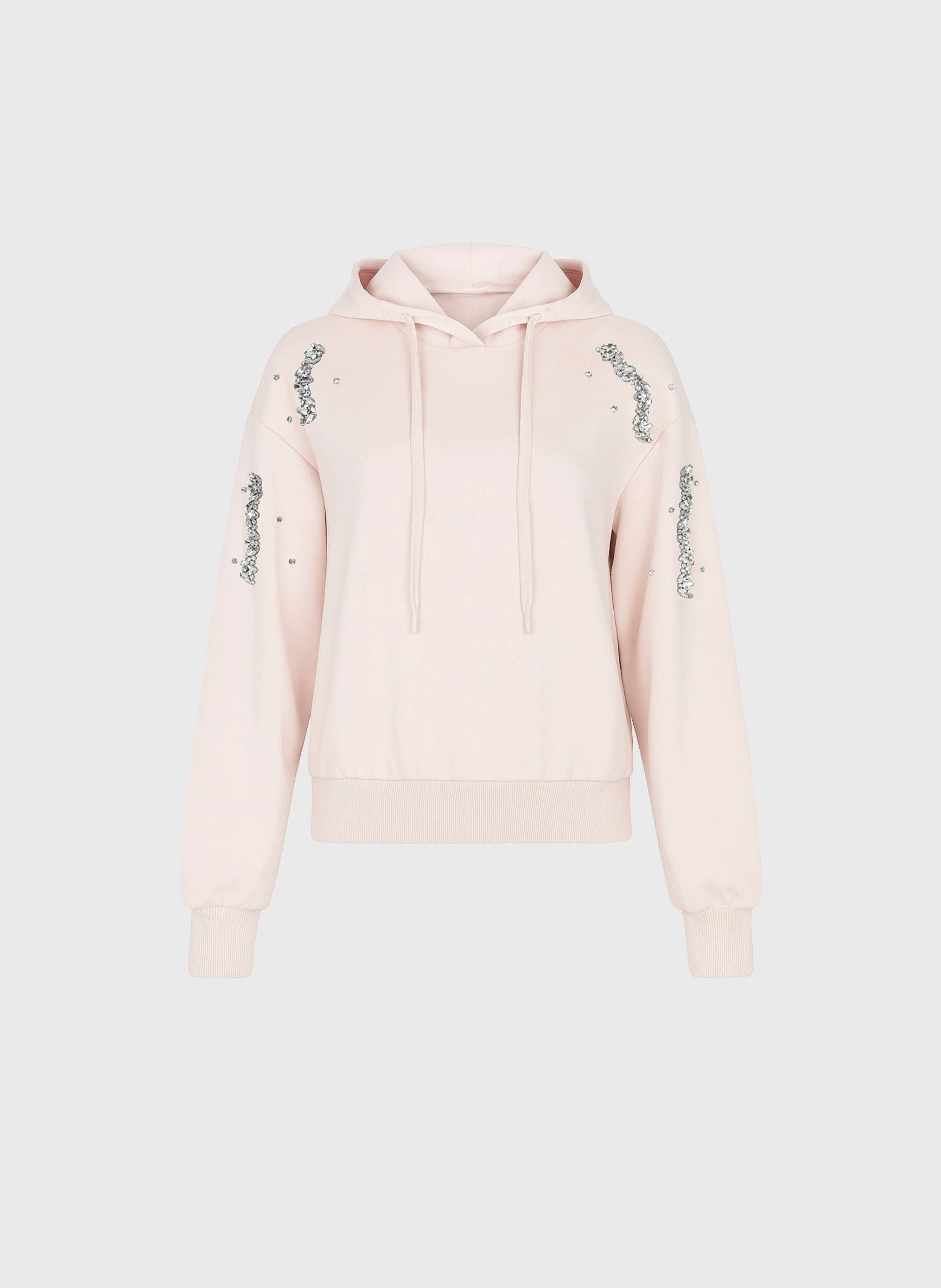 An'ge Paris - Sweat-Hoodie "Aroby" in Creme - Lässiger Oversized-Hoodie