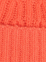 Zwillingsherz Mütze aus 100% Kaschmir - Orange