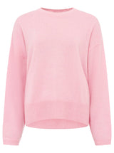 Zwillingsherz - Pullover aus 100% Kaschmir in Rosa - "Kastig & Uni"