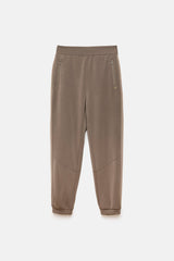 Lanidor - Fleecehose mit Reißverschlusstaschen - Taupe