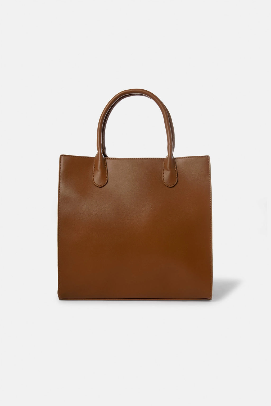 Lanidor Damen-Handtasche mit Schnallen-und Streifendetails Beige& Camel