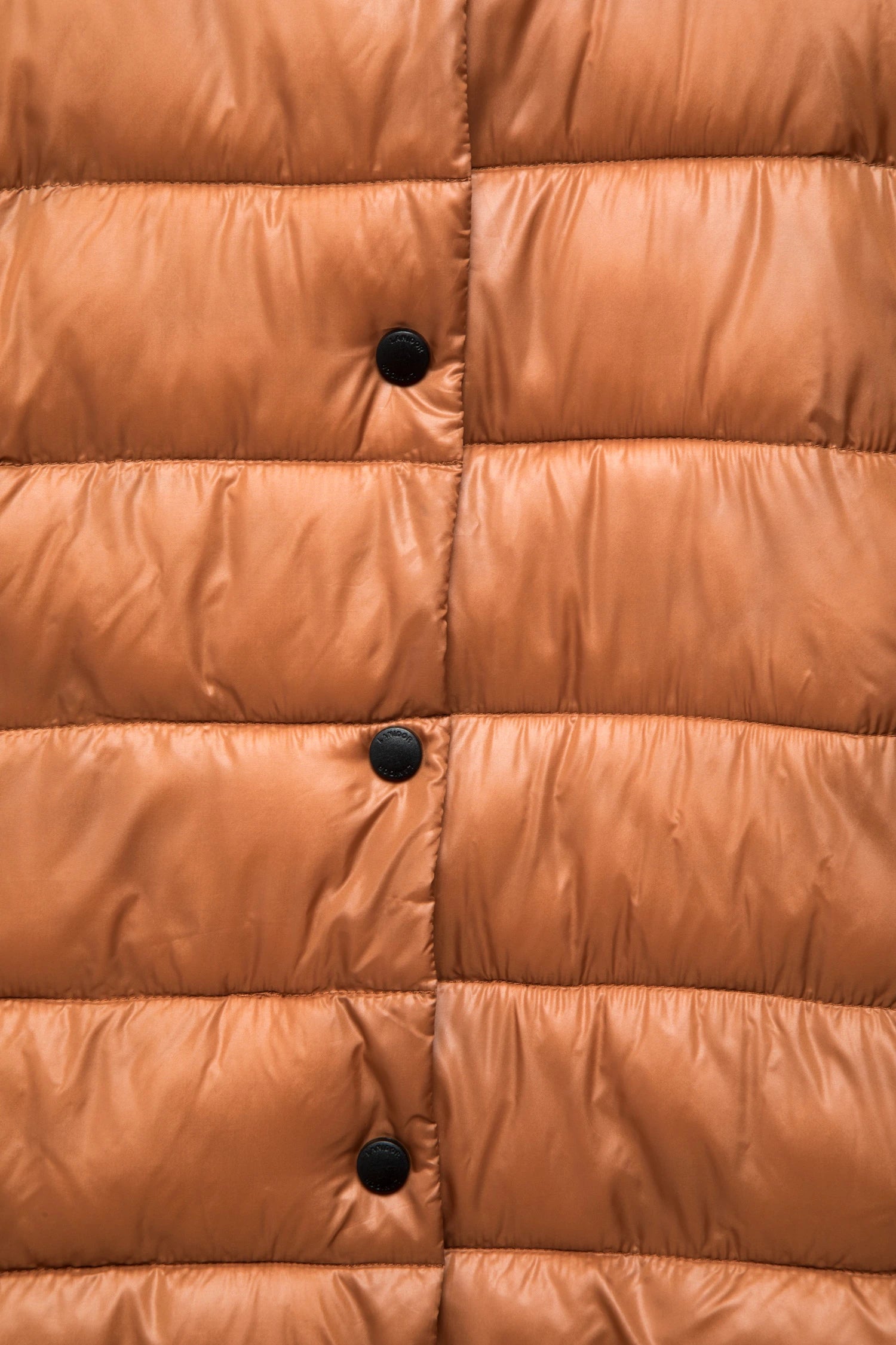 Lanidor - Steppweste mit Kapuze - Rost-Orange