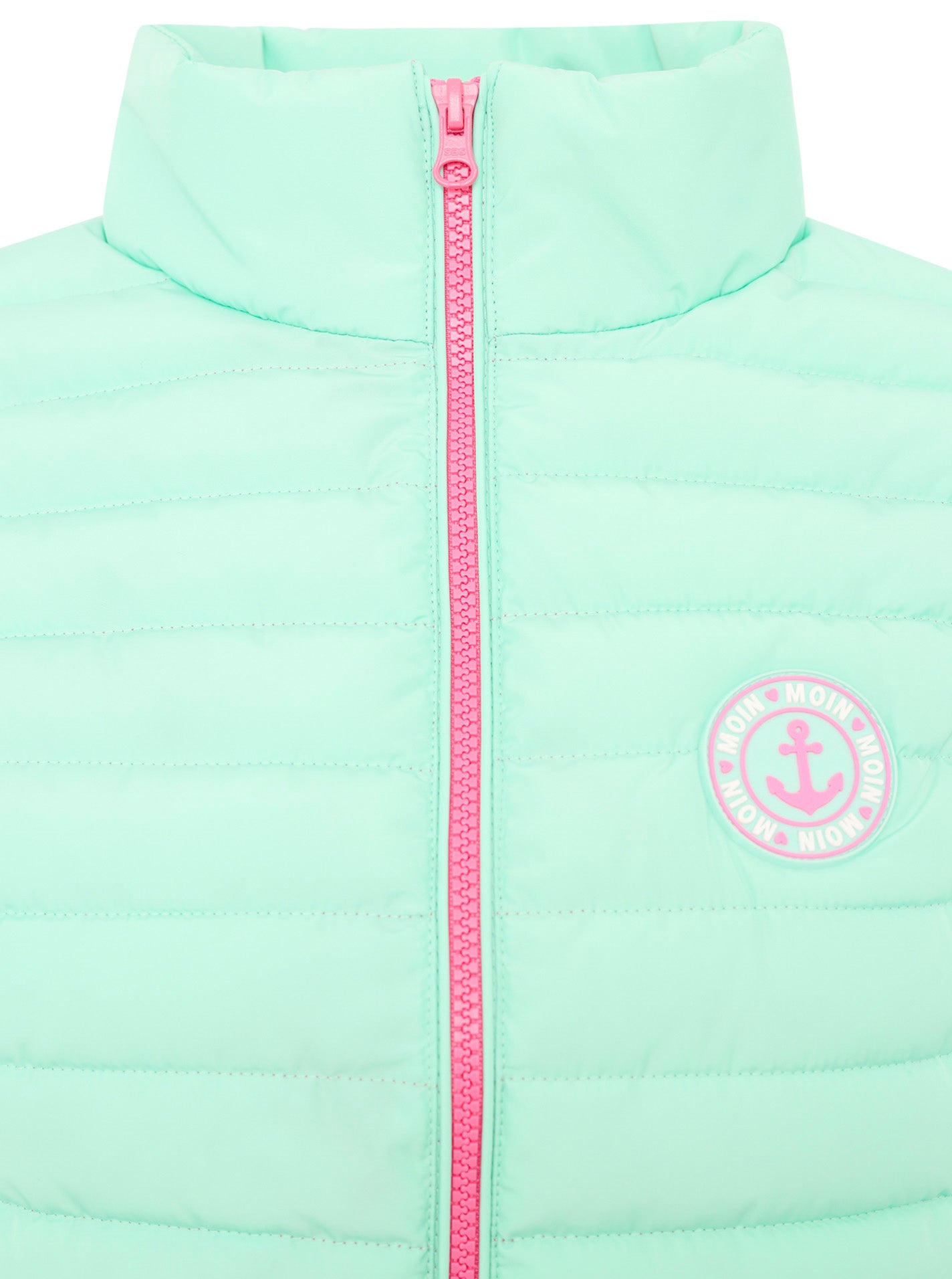 Kurze Steppweste "Anker" - Mint _Zwillingsherz