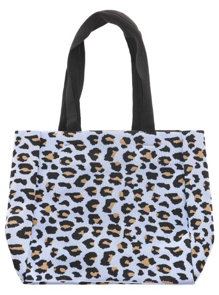 Shopper "Leo - Metallic" - Hellblau - Zwillingsherz