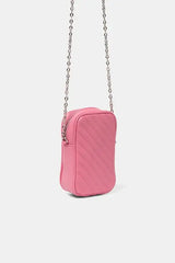Lanidor Kleine Crossbody-Bag mit Steppung Rosa