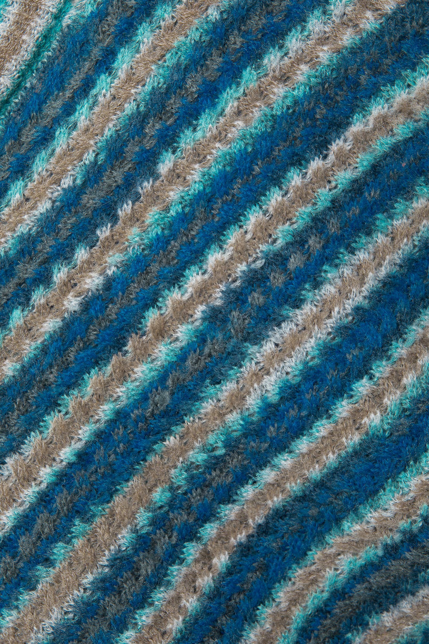 Lanidor Gestreifter Pullover | Blau-Töne | Damen Strickpulli Herbst-Winter
