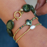 Armband Miyuki Perle Grün