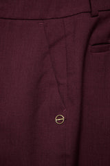 Lanidor - Weit geschnittene Hose in Bordeaux