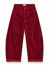 Lässige Feincord-Hose im Barrel-Fit: Off-White / M