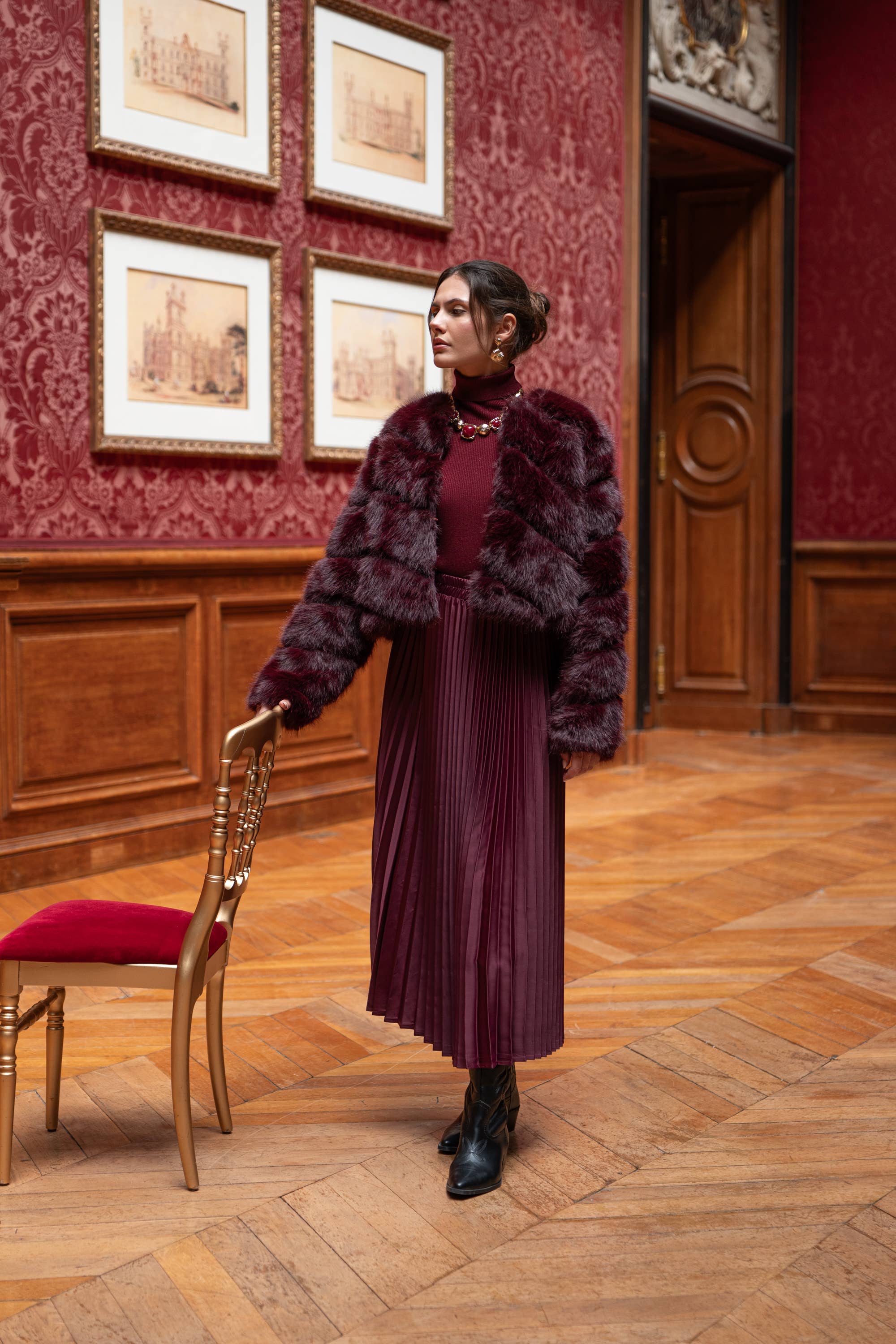 Choklate Paris - Plissee-Rock in Bordeaux