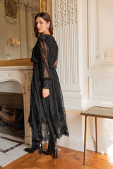 Choklate Paris - Bluse "September" aus Spitze in Schwarz
