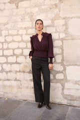 Choklate Paris Anzughose Gaspard in Schwarz mit geradem Bein