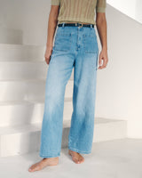 Ana & Lucy Weite Jeans "Nolia" Hellblau Wide Leg High Waist