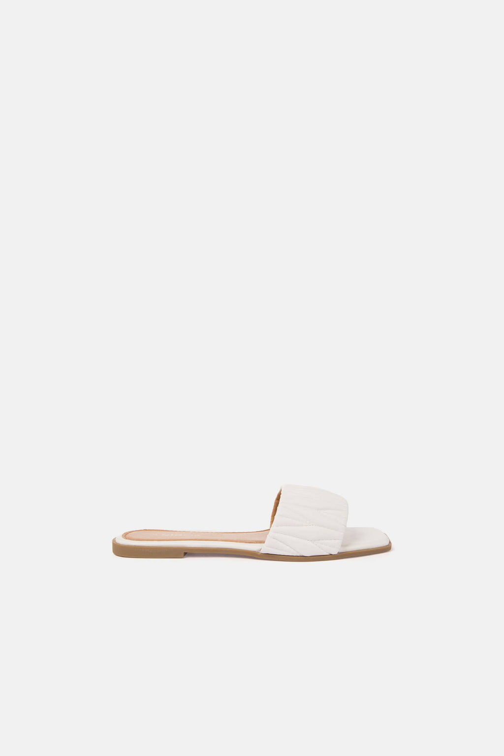Lanidor Sandale Noelle - Weiße Sommer-Slides flach