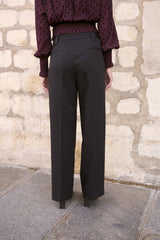 Choklate Paris Anzughose Gaspard in Schwarz mit geradem Bein