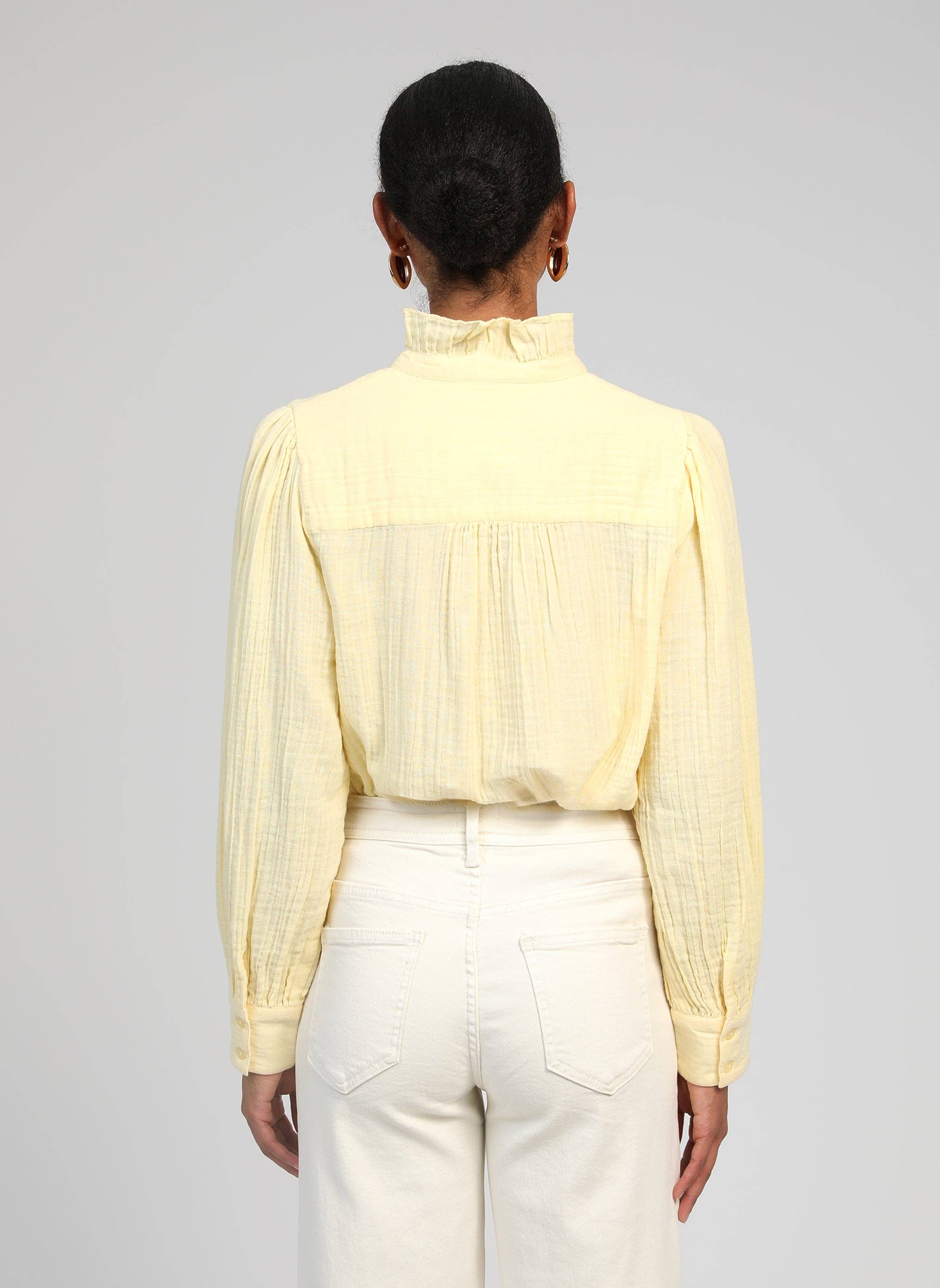 An'ge Paris Feminine Bluse Stefilou - Zartes Gelb