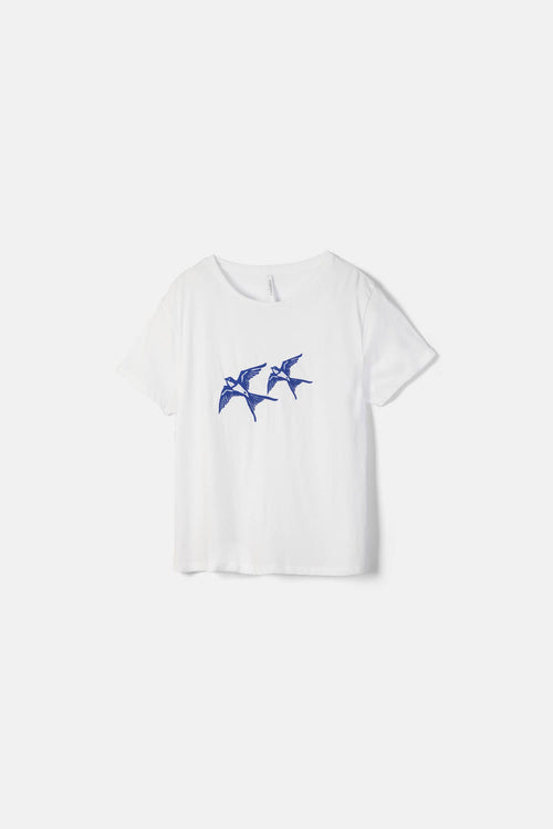 Baumwoll-T-Shirt "Schwalben" - Lanidor Portugal
