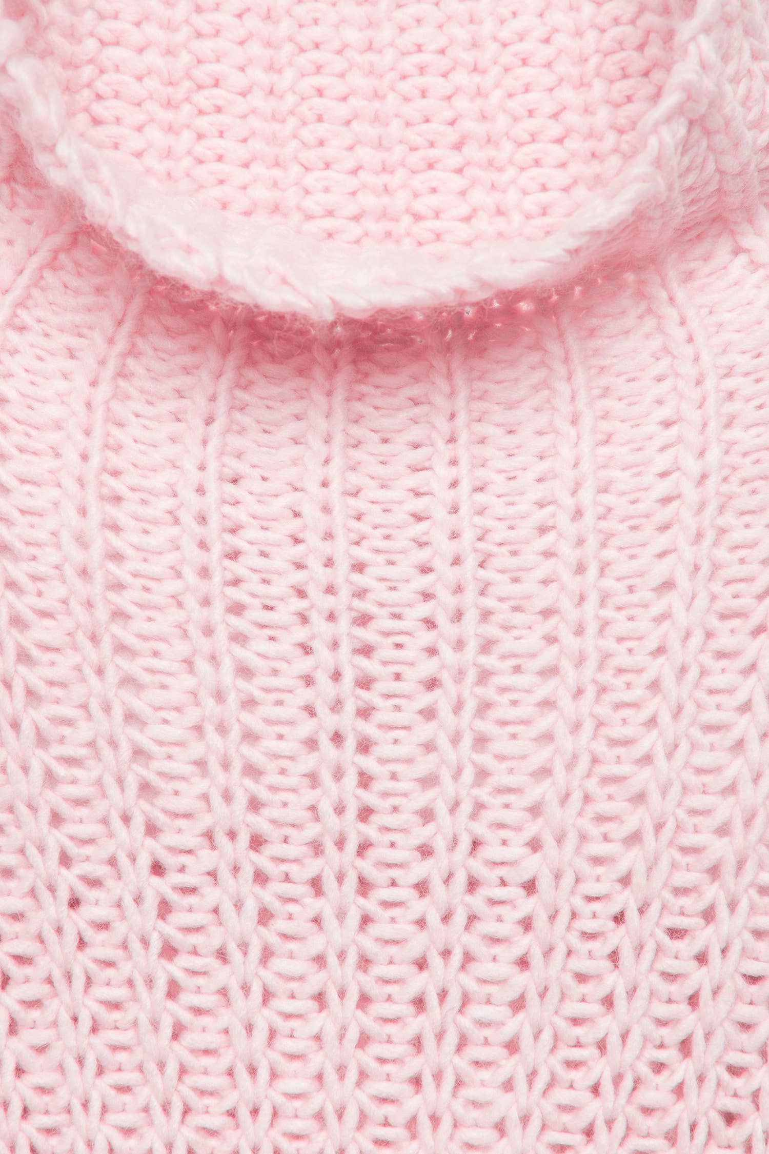 Lanidor - Kuschel-Pullover mit hohem Kragen - Rosa