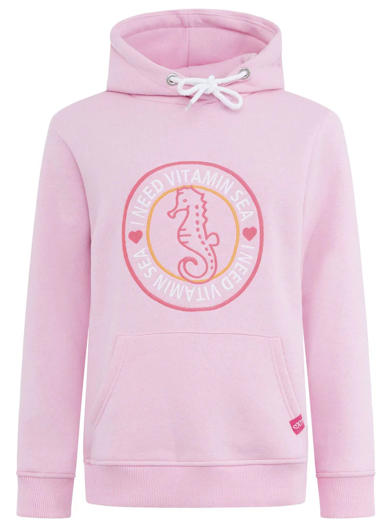 Zwillingsherz - Hoodie "Seepferdchen" - Rosa