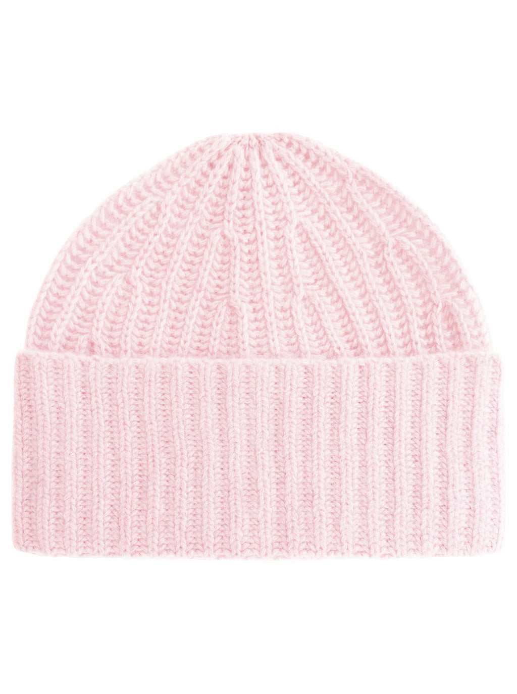 Zwillingsherz Mütze aus 100% Kaschmir - Rosa