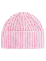 Zwillingsherz Mütze aus 100% Kaschmir - Grobstrick - Bubblegum Pink