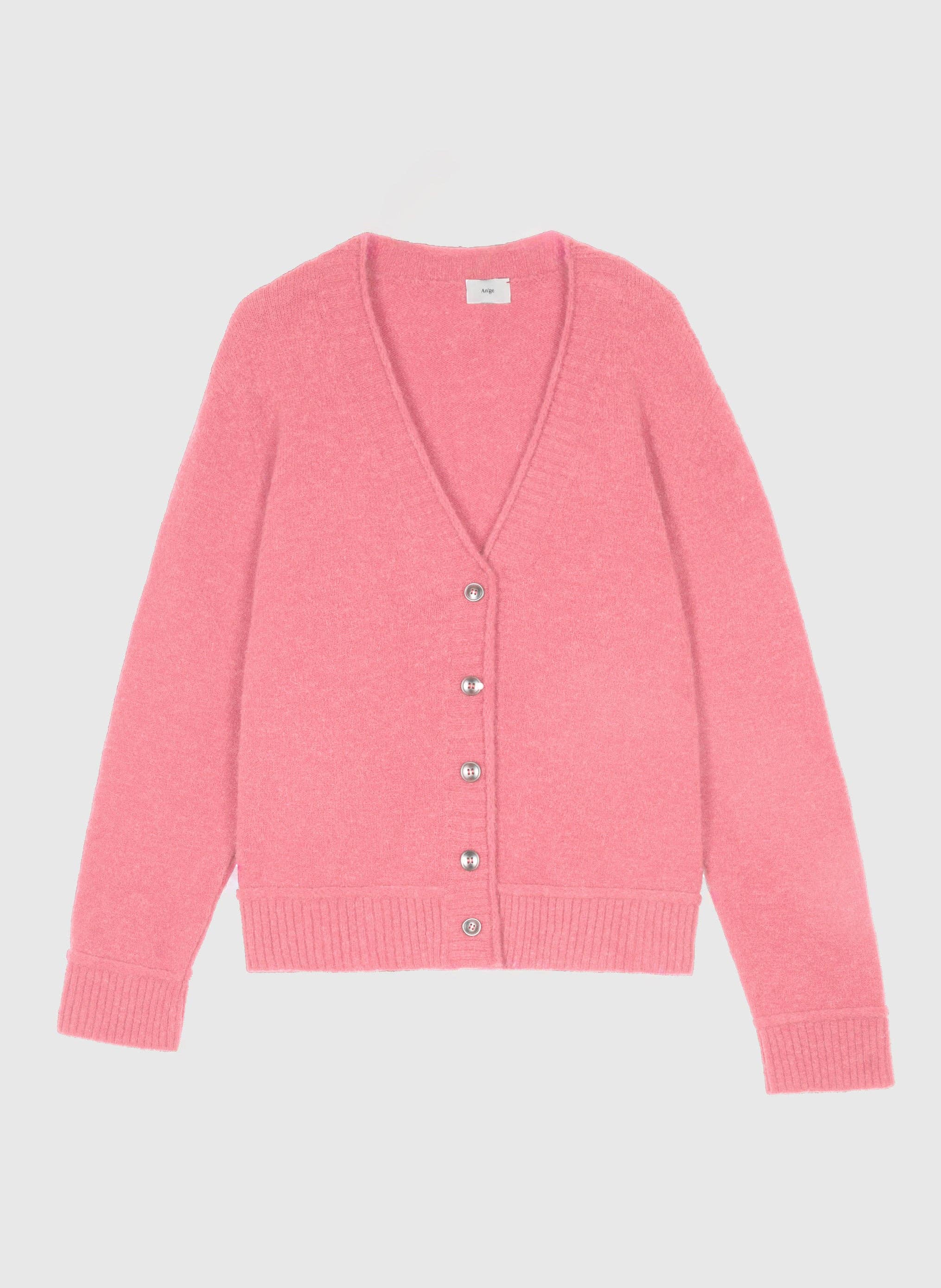 AN´GE Paris - Strickjacke "Lebora in leuchtendem Rosa