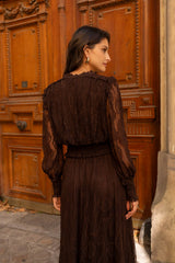 Bluse September V-Ausschnitt - 80966-2: Ecru/Noir / 1S-1M-1 L