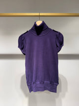 Top Alex aus Strick mit Rollkragen - 3284: Taille unique / Ecru