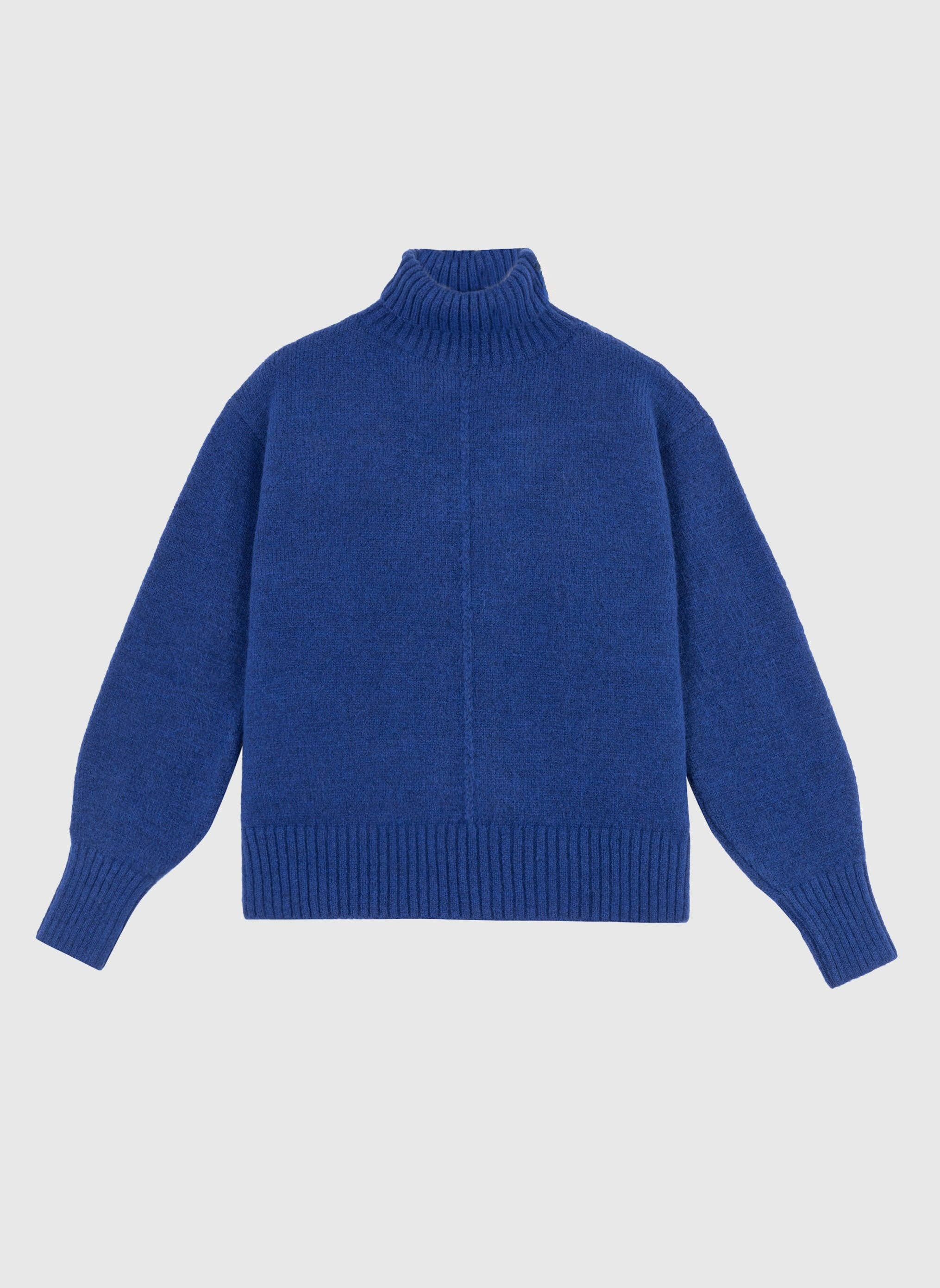 AN`GE Paris - Rollkragenpullover "Lipy" in leuchtendem Blau