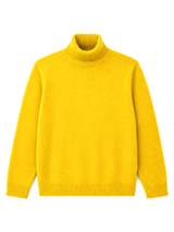 Klassischer Angora Feinstrick-Rollkragenpullover: Schokolade / 2 (38-44)