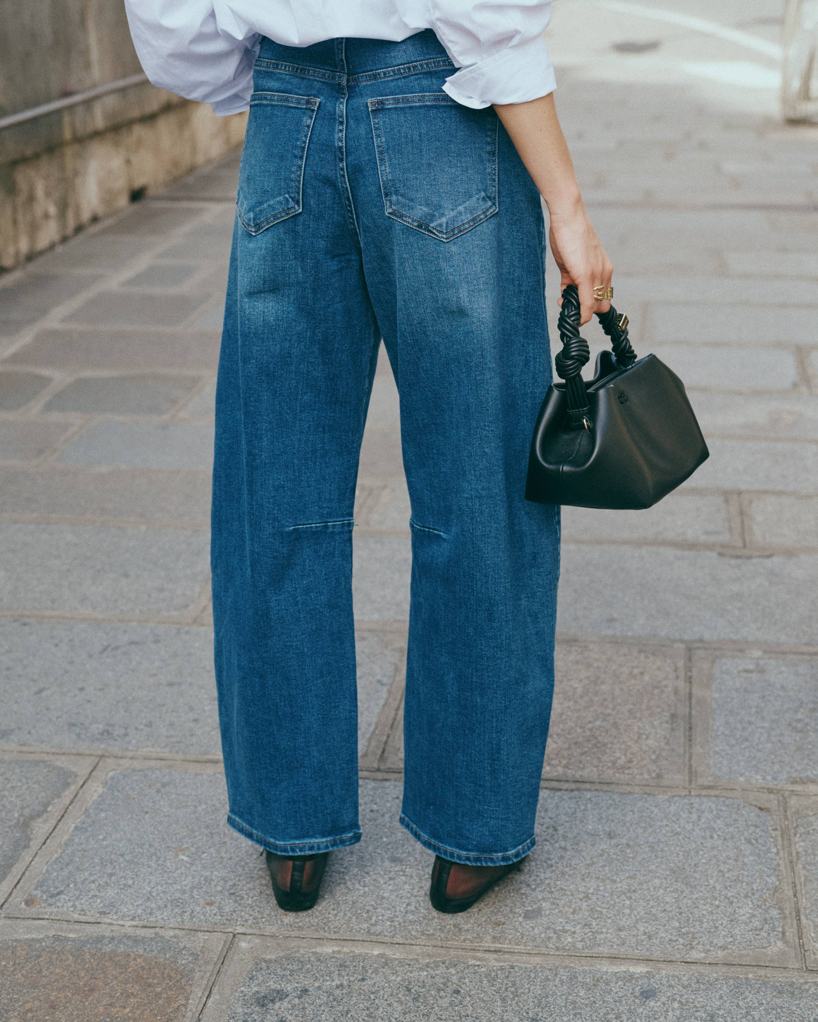 Ana & Lucy Barrel Jeans „Louisa“ Dunkelblau