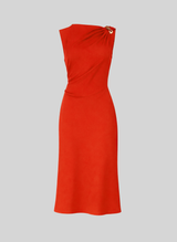 Ange Paris Midikleid Milana in Chili Rot