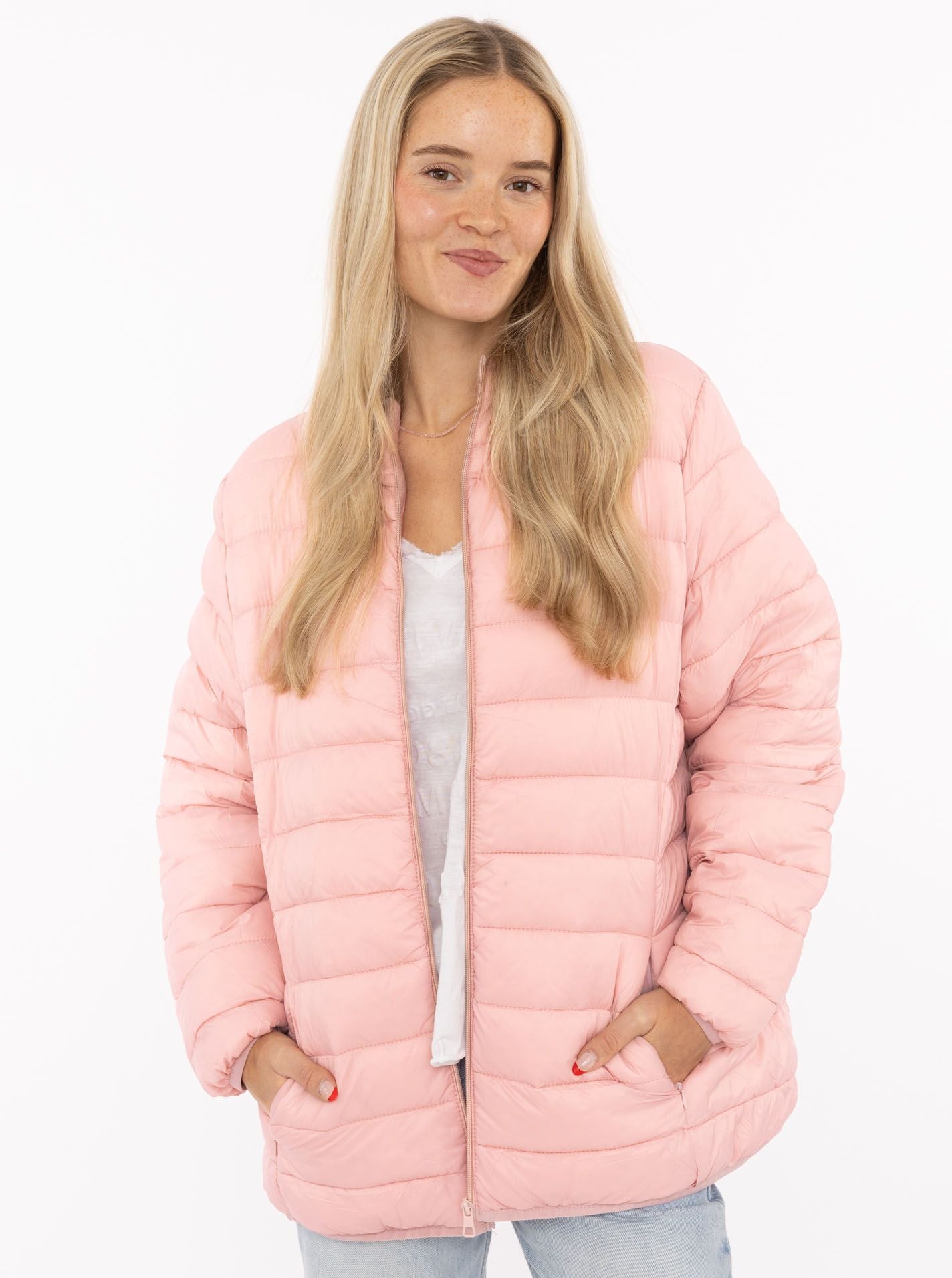 Zwillingsherz - Steppjacke kurz "Basic" in Rosa